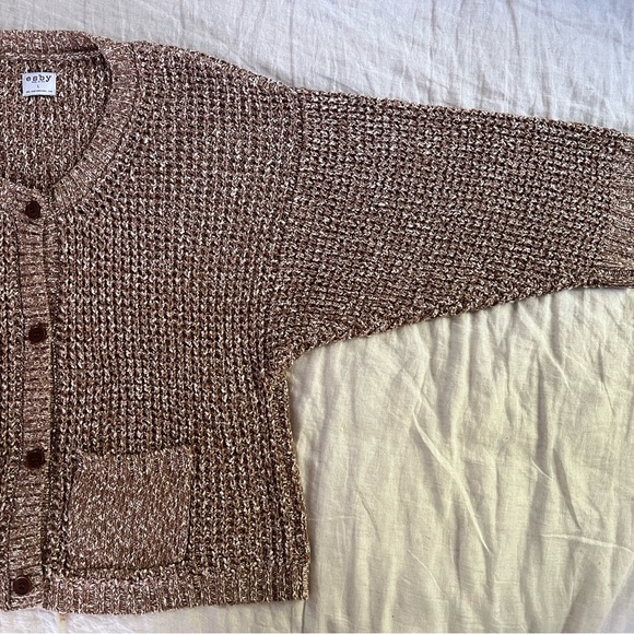 esby apparel Ashley Cardigan in Caramel Size Large - Picture 6 of 13